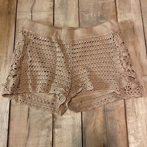 Forever 21 Crochet Shorts